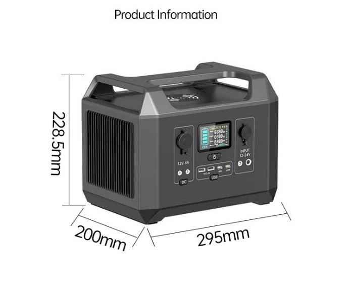 600W 220V Outdoor Energy Storage Power Sine Wave Portable Mobile Power Supply