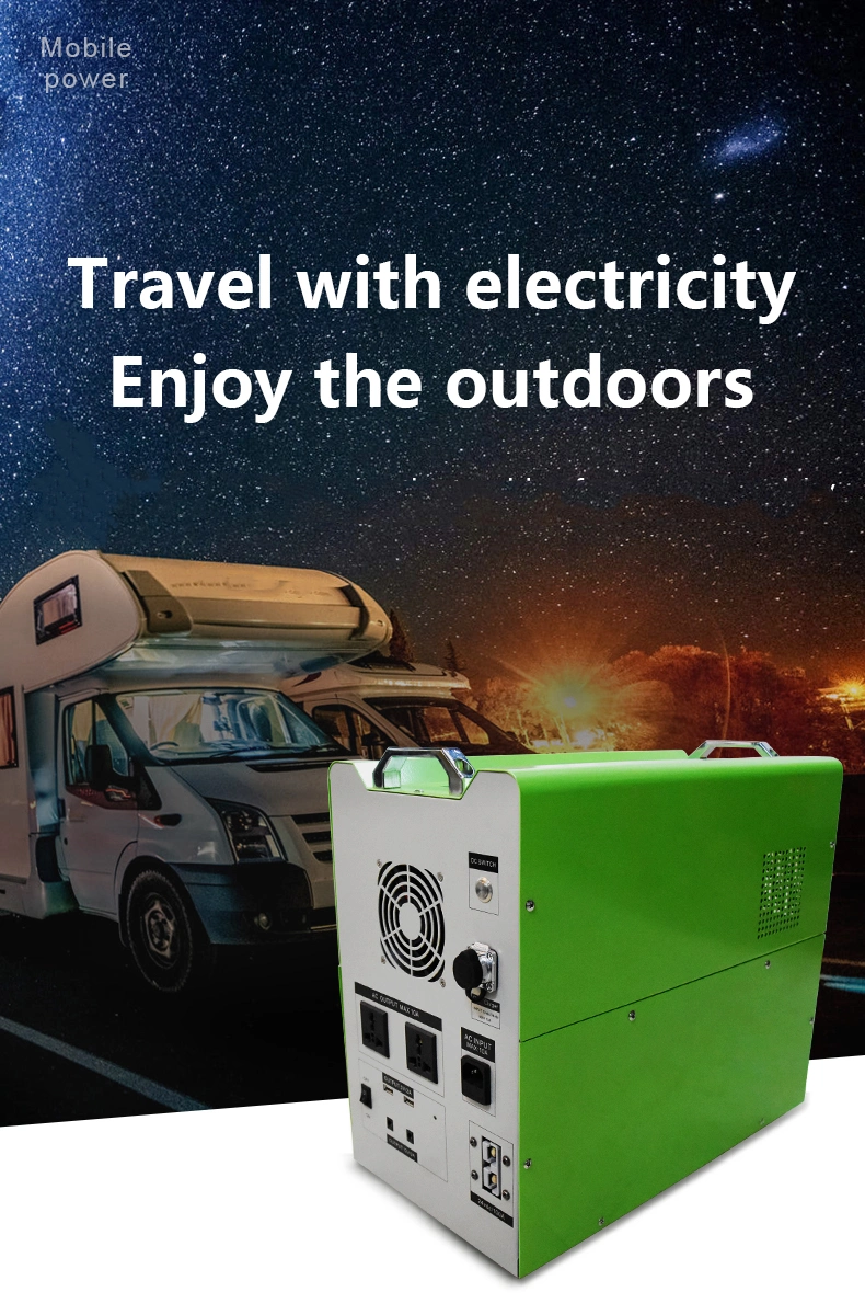 Outdoor Portable Mobile UPS Power Supply 220V 500W Home Car