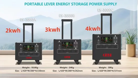 Kebe Newly 3000W/2048wh Modular Energy Storage Power Supply with Pull Rod and Wheels Design Both for Home Outdoor