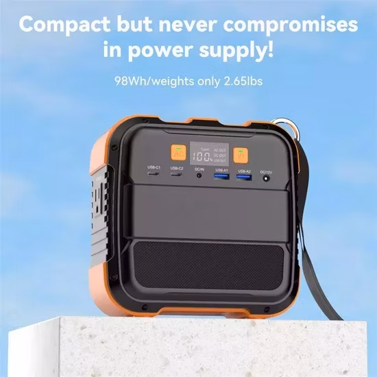 Outdoors Solar Charging Power Station Portable UPS Power Supply for RV Camping