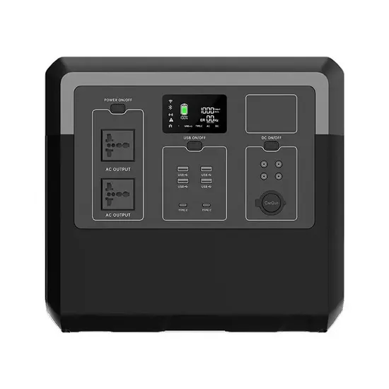 UPS 2400W Mobile Outdoor Energy Storage AC DC Power Supply, 1500W Emergency Lighting LED PC Outdoor Portable Power Station 