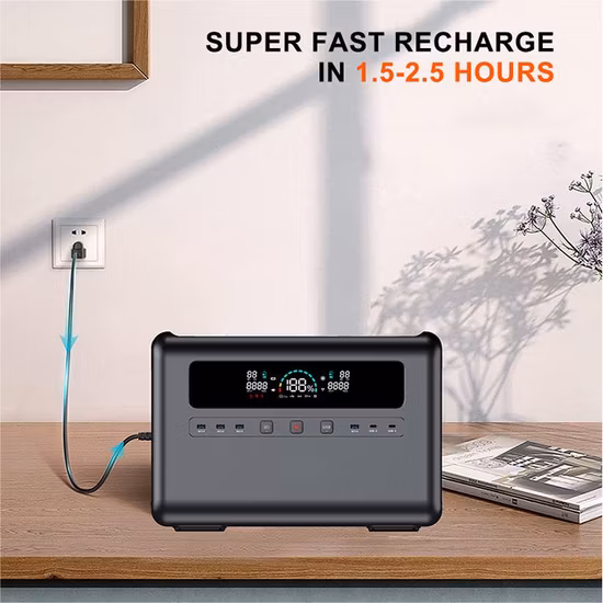 Wholesale Factory Price 110V 220V Outdoor Portable Energy Storage 1500W 2000W High