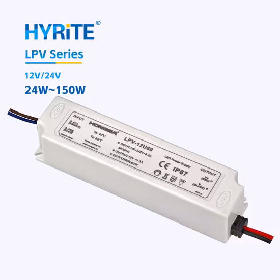 Outdoor IP67 Waterproof 12V 150W DC LED Power Supply with Ce RoHS