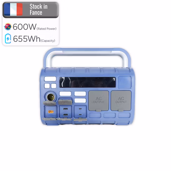 600W Outdoor Power Supply Rechargeable Power Bank 